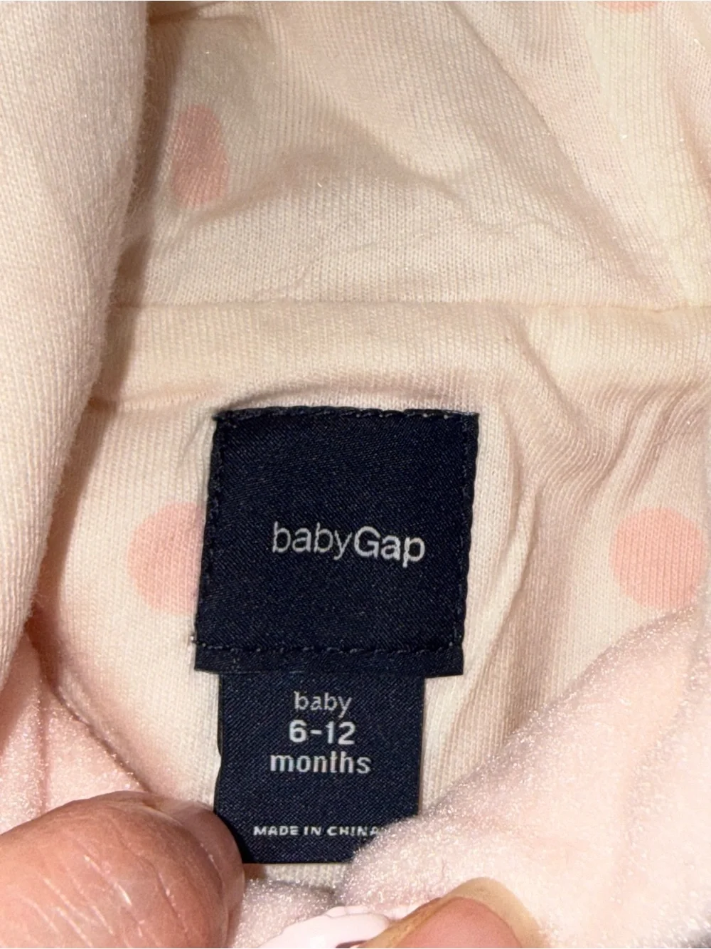 NWT Baby Gap Girls Pink Peplum Hoodie Jacket 6-12 Months Fleece Zip Front